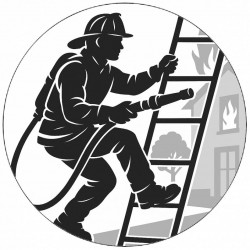 Essbares Papier Feuerwehr Grafik 19,5 cm