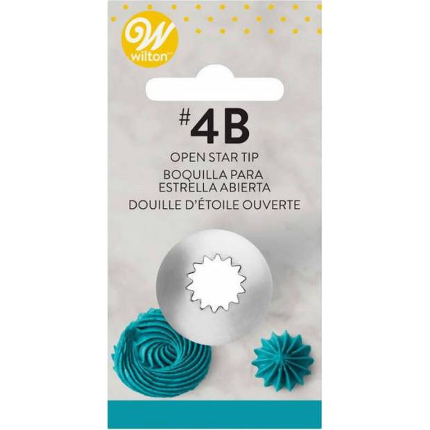 Dekorative Spitze OPEN STAR TIP #4B CRD