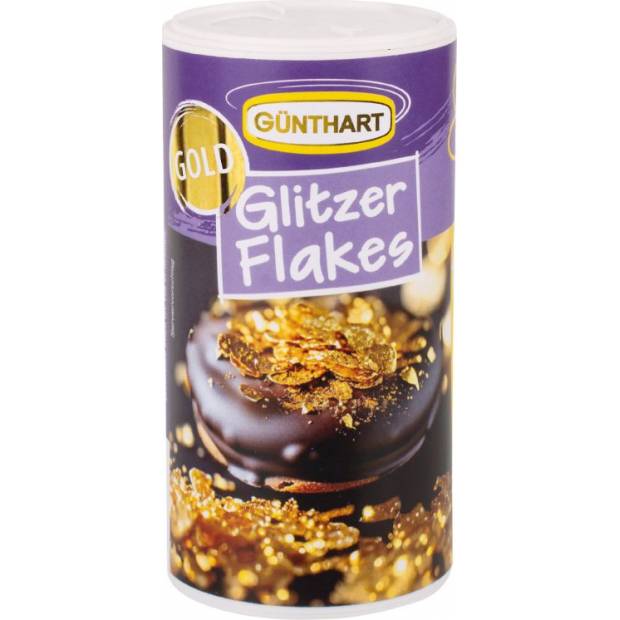 Essbares Gold funkelnde Flocken 50g