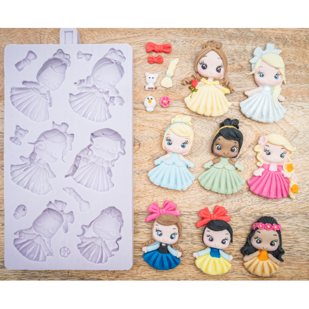 Silikonform für Prinzessin 21x12 cm