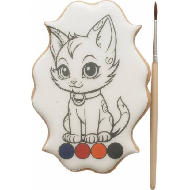 Lebkuchen-Malbuch für Katze 55 g