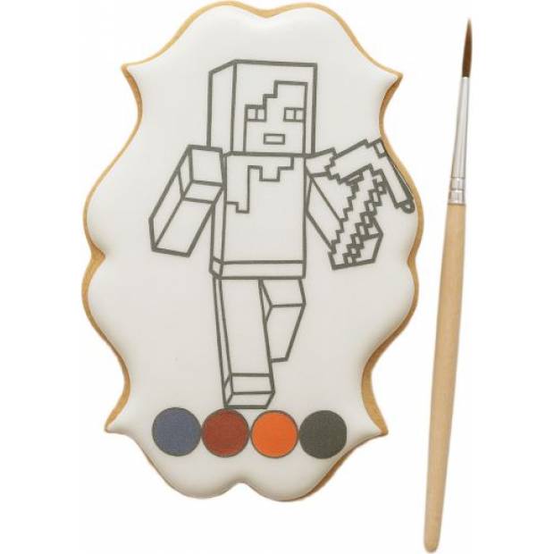 Lebkuchen-Ausmalbild Minecraft 55g