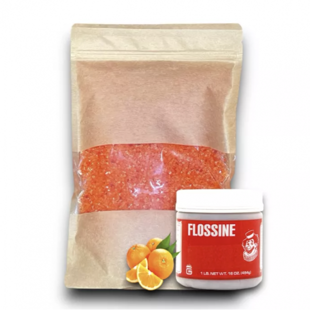 Zucker für Zuckerwatte - 1 kg - Orange