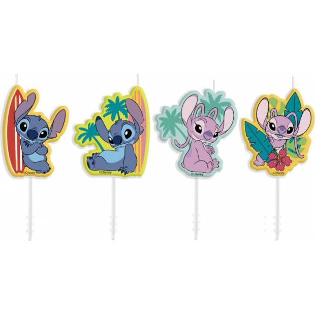 Dekorative Kerzen Stitch 4 Stück