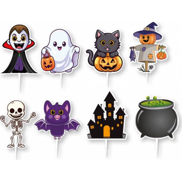 Halloween-Kerben 8 Stück