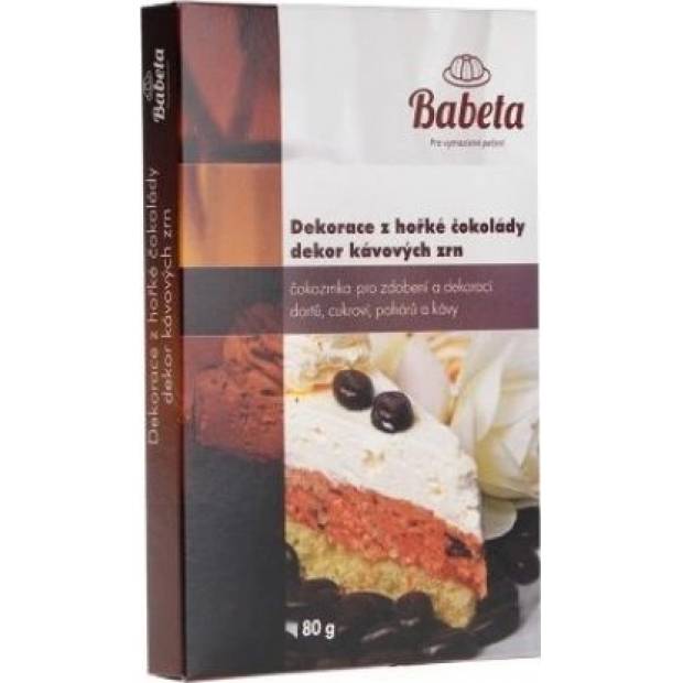 Dekoration Kaffeebohnen dunkle Schokolade 80g