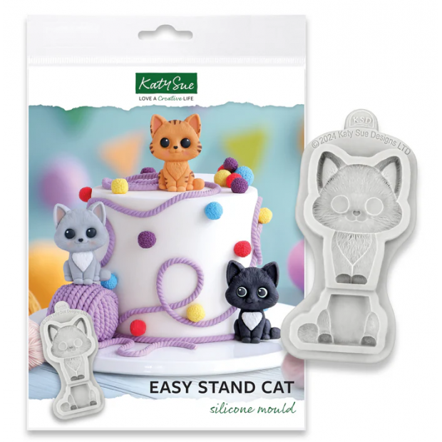 Silicon-Backform Katze