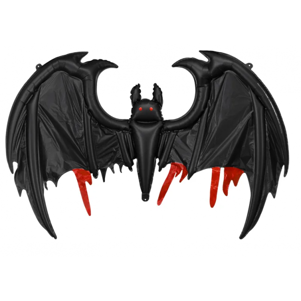 Aufblasbarer Fledermausballon 120x81 cm