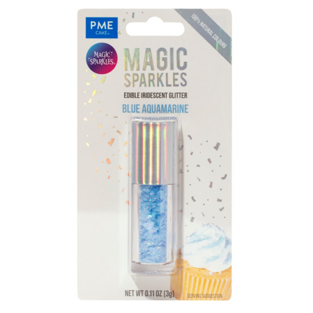 Klebrige Funkelnde Blue Aquamarine 3g