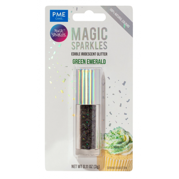 Magische Glitzer Green Emerald 3g