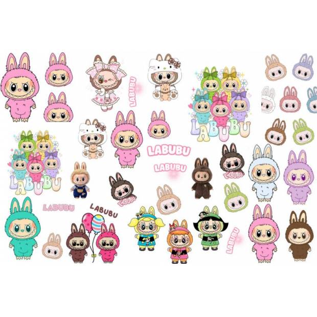 Essbares Papier zum Ausstanzen Labubu