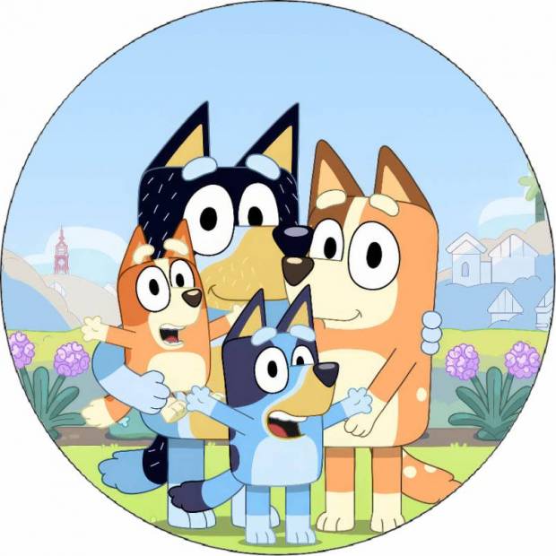 essbares Papier Bluey 19,5 cm