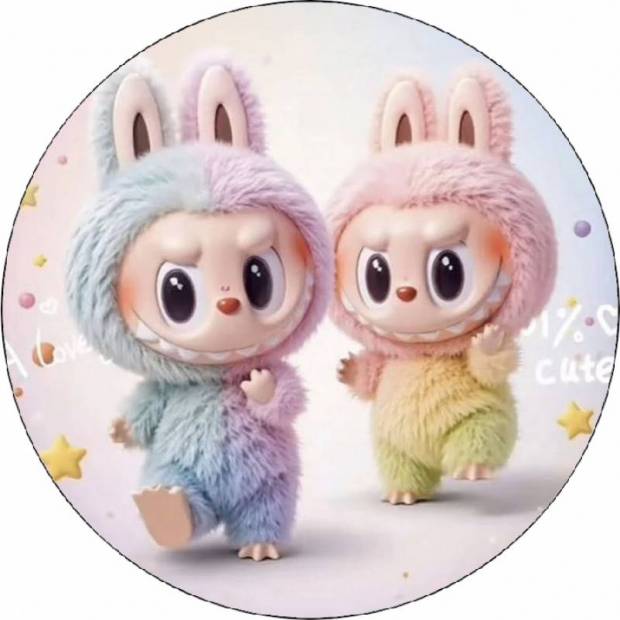 essbare Farbpapier Labubu 19,5 cm