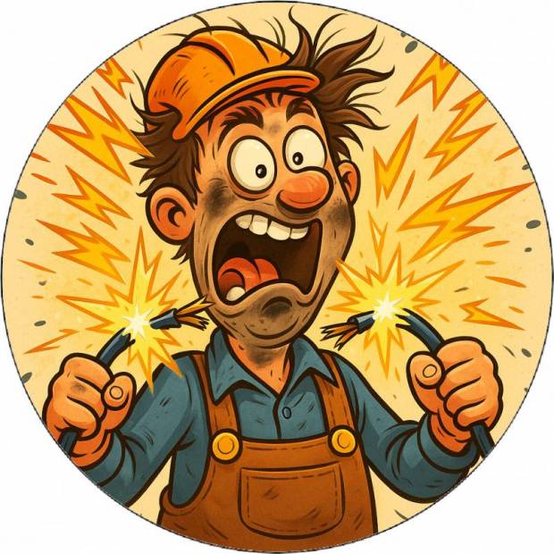 Genießbares Papier Elektriker 19,5 cm