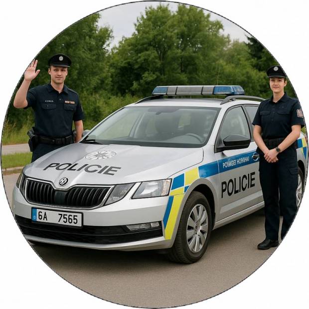 essbares Polizeipapier19,5cm