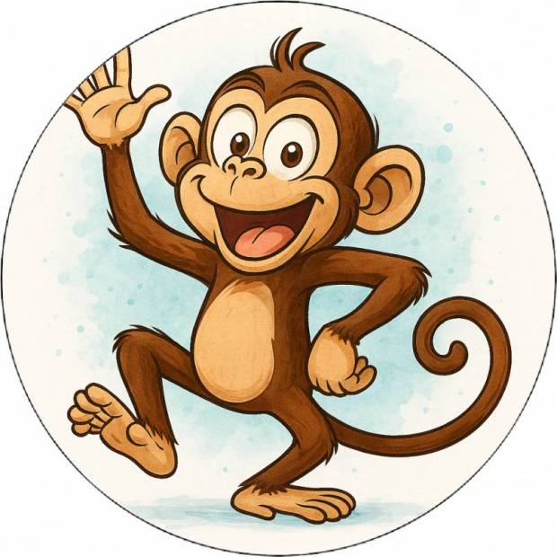 essbares Affenpapier 19,5 cm