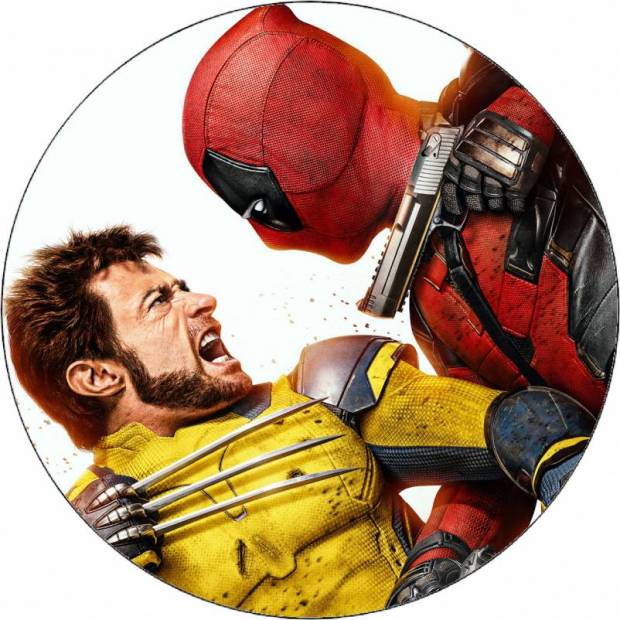 Essbares Papier Deadpool 19,5 cm