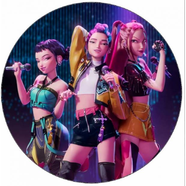 essbares Papier K-Pop Dämonenhunterin 19,5 cm