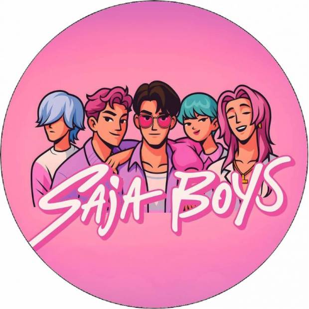 essbarer Papier K-Pop Dämonenjägerin Saja Boys 19,5 cm