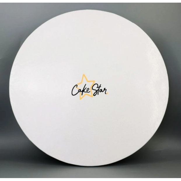 Kuchen Stern Tafel fest weiß grape 30cm