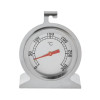 Thermometer Küche Edelstahl/Glas in den Ofen Ø 6 cm