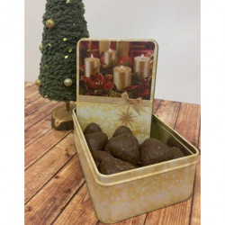Metalldose für Weihnachtsgebäck 21x17x8 cm