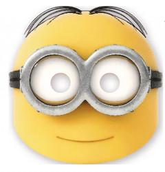 Papier-Maskenparty Minions 6 Stück
