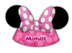 Papier-Mini-Party-Hutzen Minnie 6 Stück