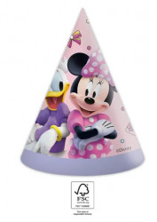 Papírové party čepičky Minnie a Daisy 6ks