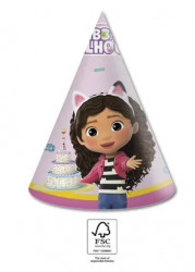 Papier-Mützen Gábins Zauberhaus 6 Stück