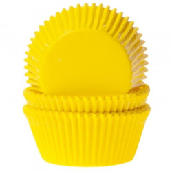 Gelbe Cupcake-Förmchen 1000 Stück 50x33 mm