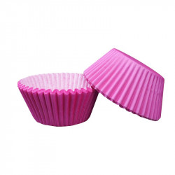 Kuchenverpackung Fuchsienfarben 50x30mm 1000 Stück