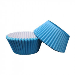 Blumenkorb aus Konditorenkunst blau 50x30mm 50 Stück