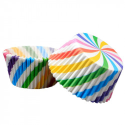 Süßwarenkorb Regenbogen 50x30mm 1000 Stück