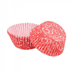 Kuchenherzchenkorb 50×30 mm, 1000 Stück