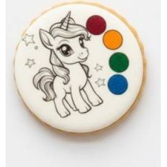 Lebkuchenmalbuch Einhorn 25 g