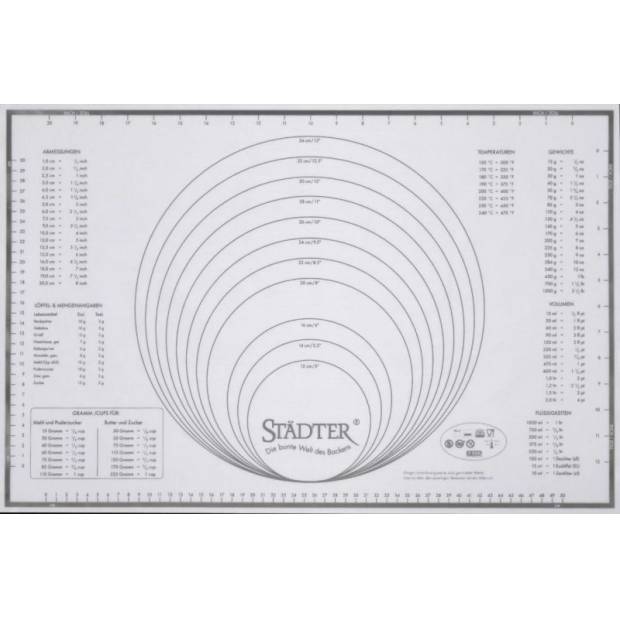 Silikonunterlage 60x40 cm