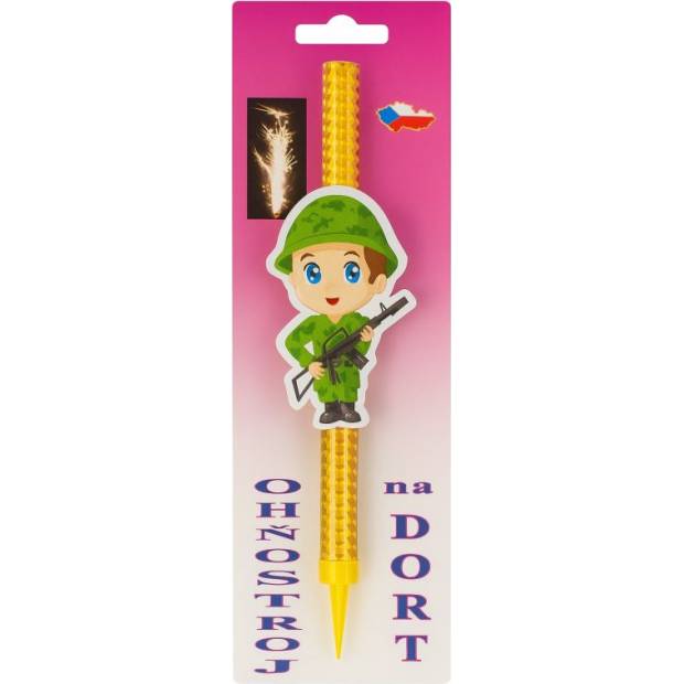 Kuchenkuchen-Feuerwerk Soldat - 1 Stück