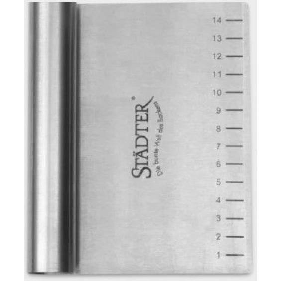 Edelstahlkarte 15 x 12 cm x 0,9 mm