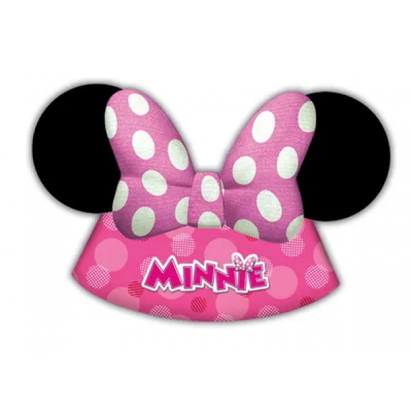 Papier-Mini-Party-Hutzen Minnie 6 Stück