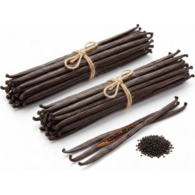 Vanilleschote Bourbon – Gourmet / Grade A (16 cm +) 100 g (ca. 30 Stück)