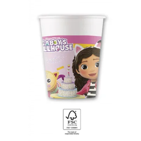 Papiertassen Gábinin Zauberhaus 8 Stk. 200 ml