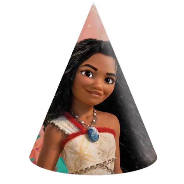 Papier-Partykopfschmuck Moana 6 Stück