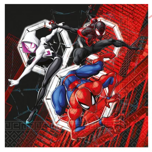Papierservietten Spiderman 33x33 cm 20 Stück