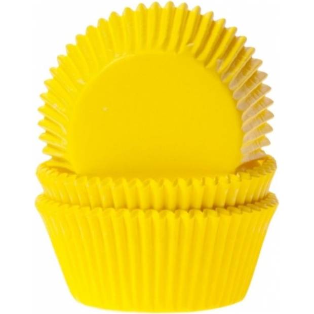 Gelbe Cupcake-Förmchen 1000 Stück 50x33 mm