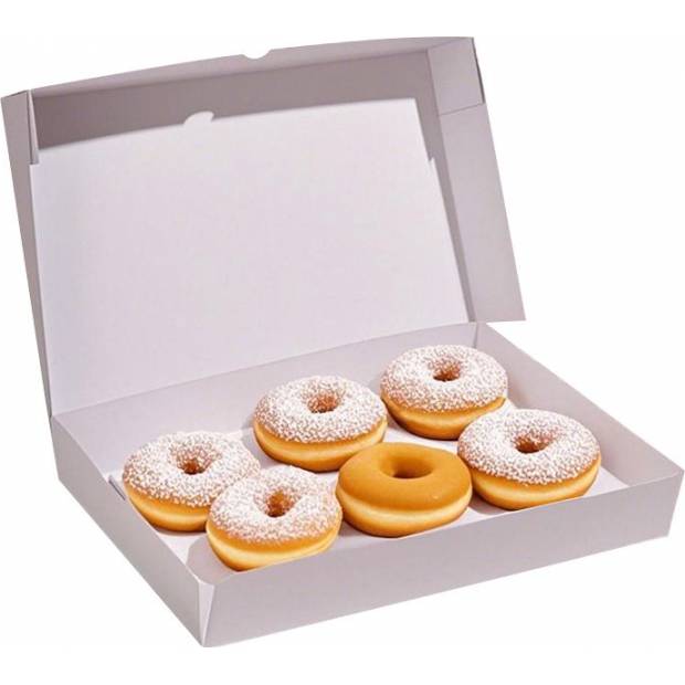 Kuchen-/Brötchenverpackung 1 Stück 30,5 x 20,5 x 5 cm