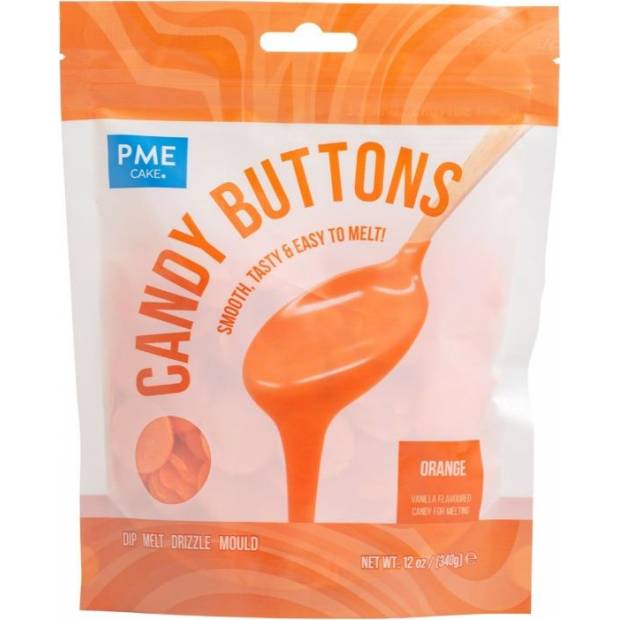 Orangene Glasur in Schokoladenstücke 340 g