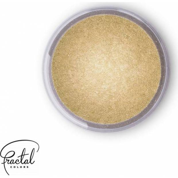 Dekorative Staubperlglanzfarbe Fractal - Champagne Gold (3 g)