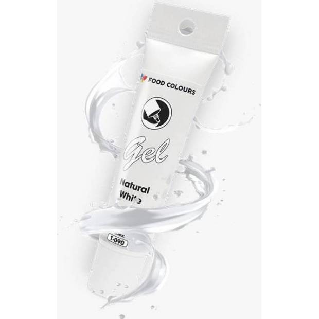 Lebensmittelfarben Gel-Farbe Tube Natural White 30 g