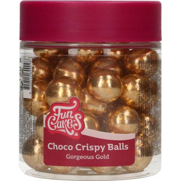 Schokoladenperlen, gold, Ø 15 mm, 130 g